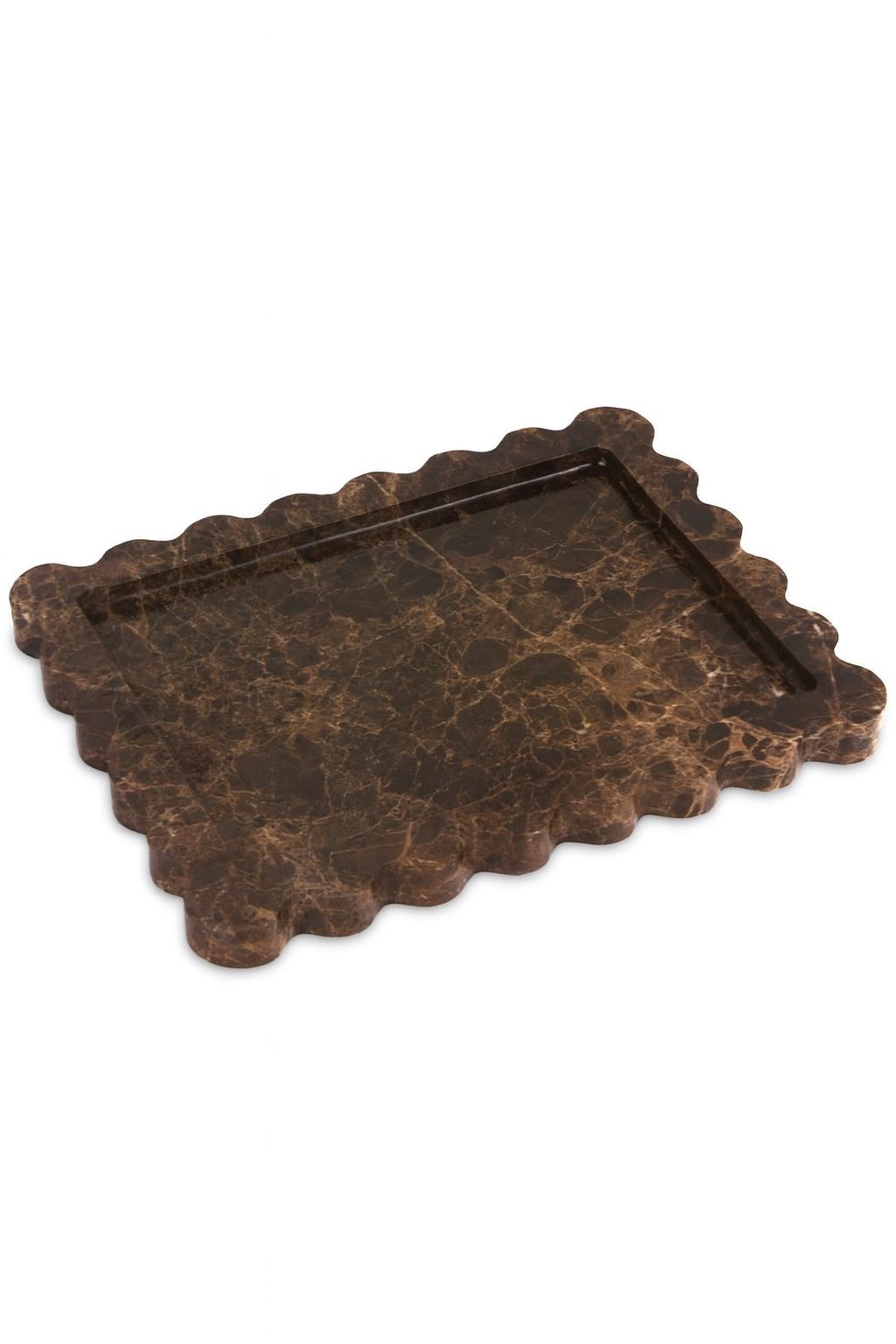 Brown Marble Tray
