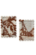 Red Calacatta Marble Tray