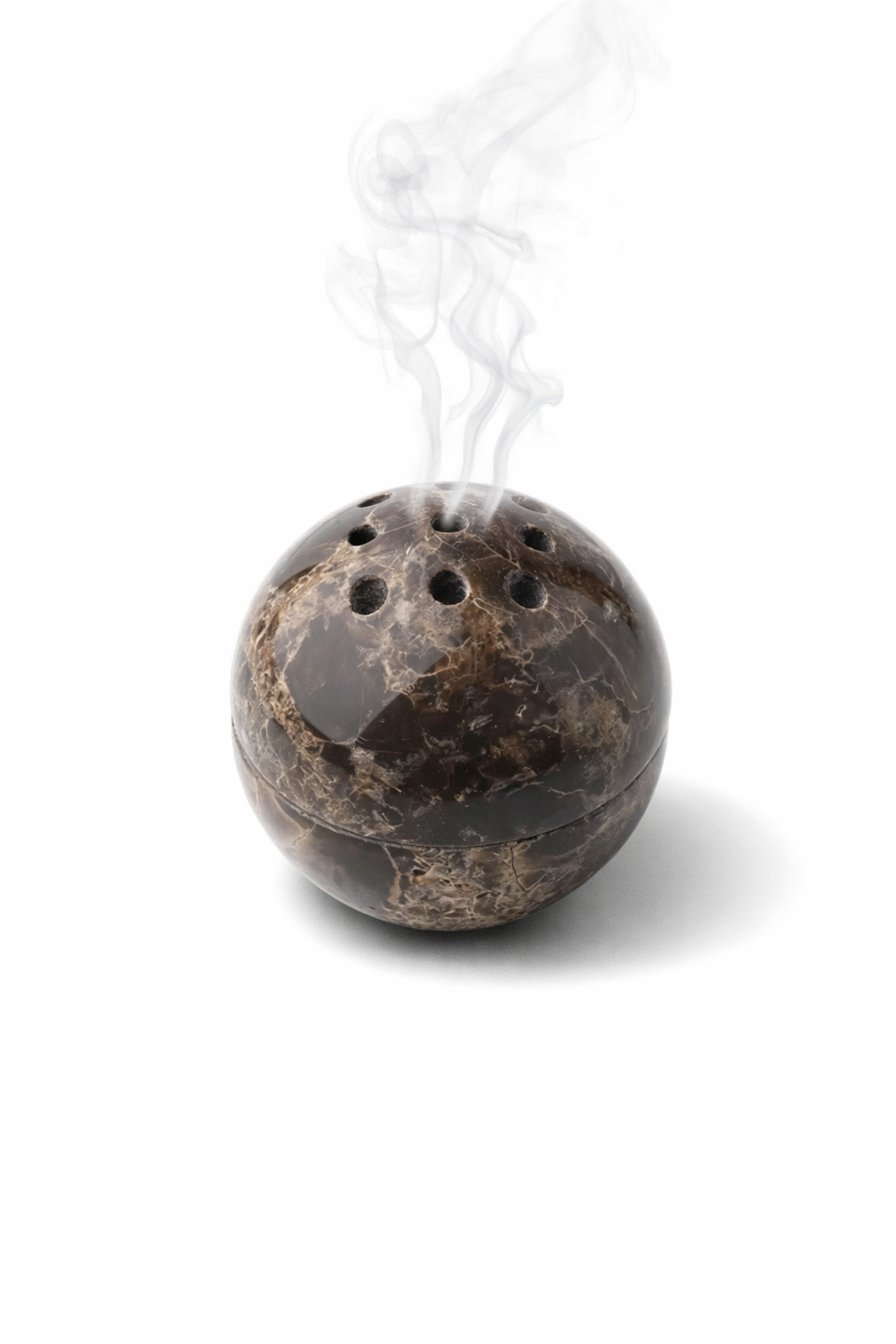 Brown Marble Incense Burner