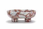 Red Calacatta Marble Purse Bowl