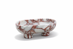 Red Calacatta Marble Purse Bowl