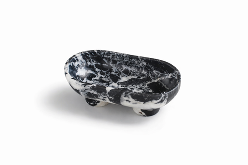 Black Calacatta Marble Purse Bowl