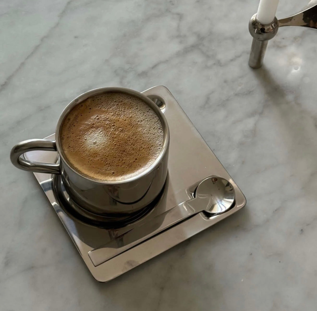 Stainless Steel Coffee Cup Set