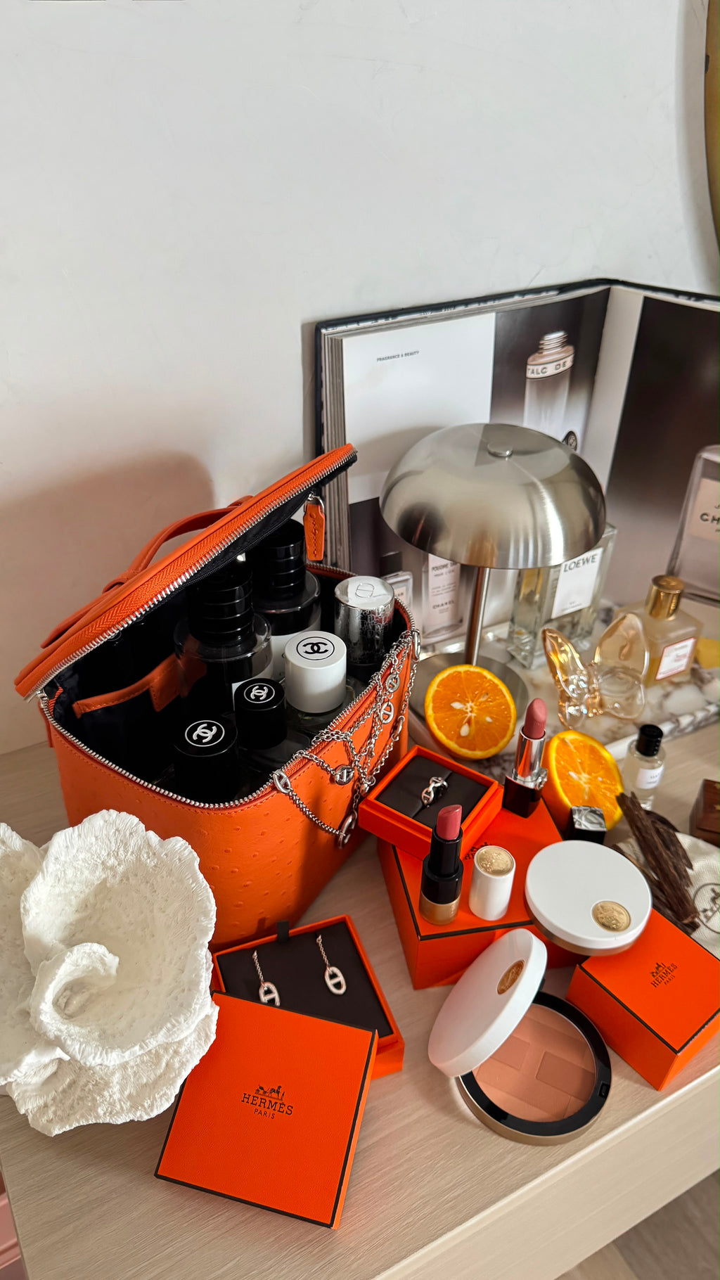 Tangerine Vanity Case