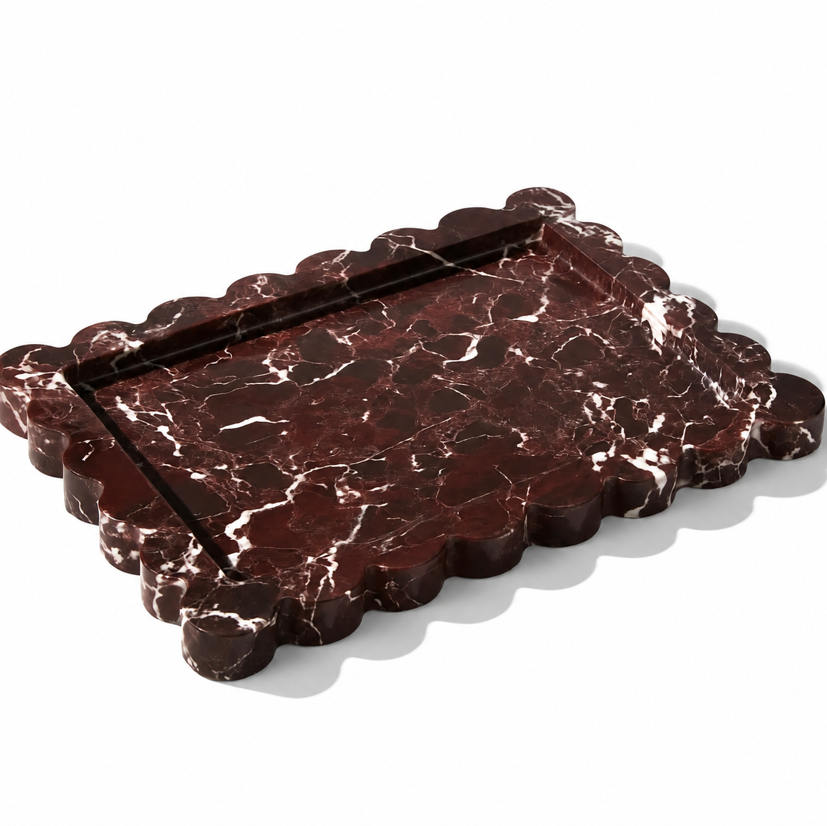Rosso Lepanto Marble Tray