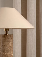 Brown Marble Table Lamp