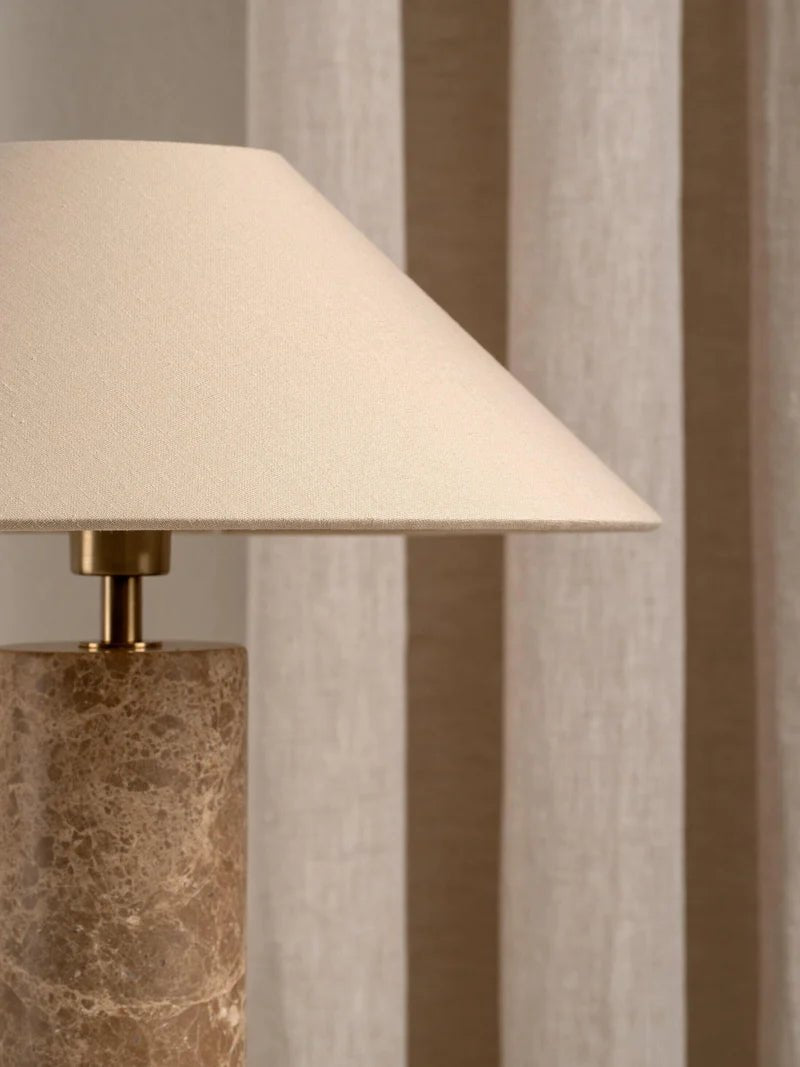 Brown Marble Table Lamp