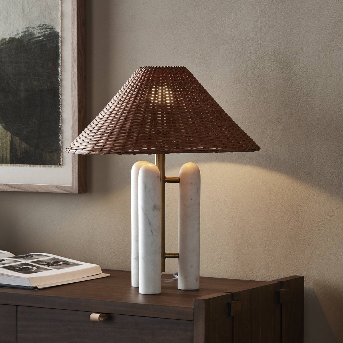 Marble Table Lamp