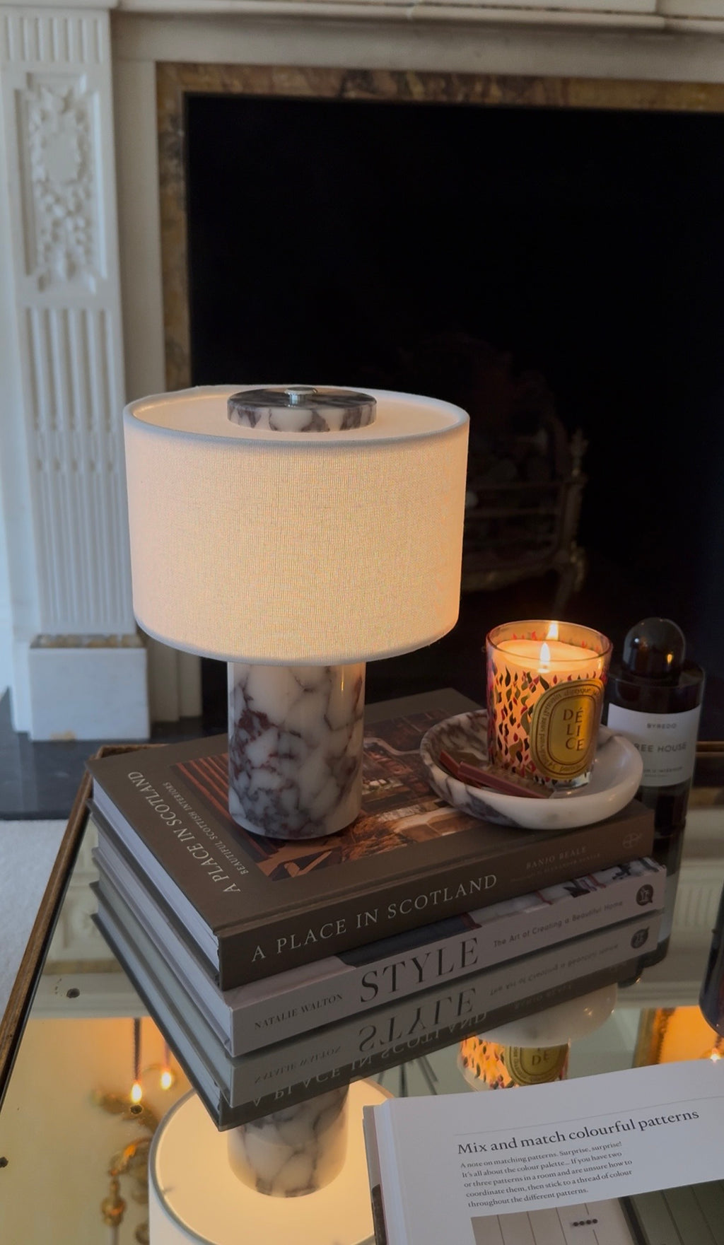 Calacatta Portable Lamp