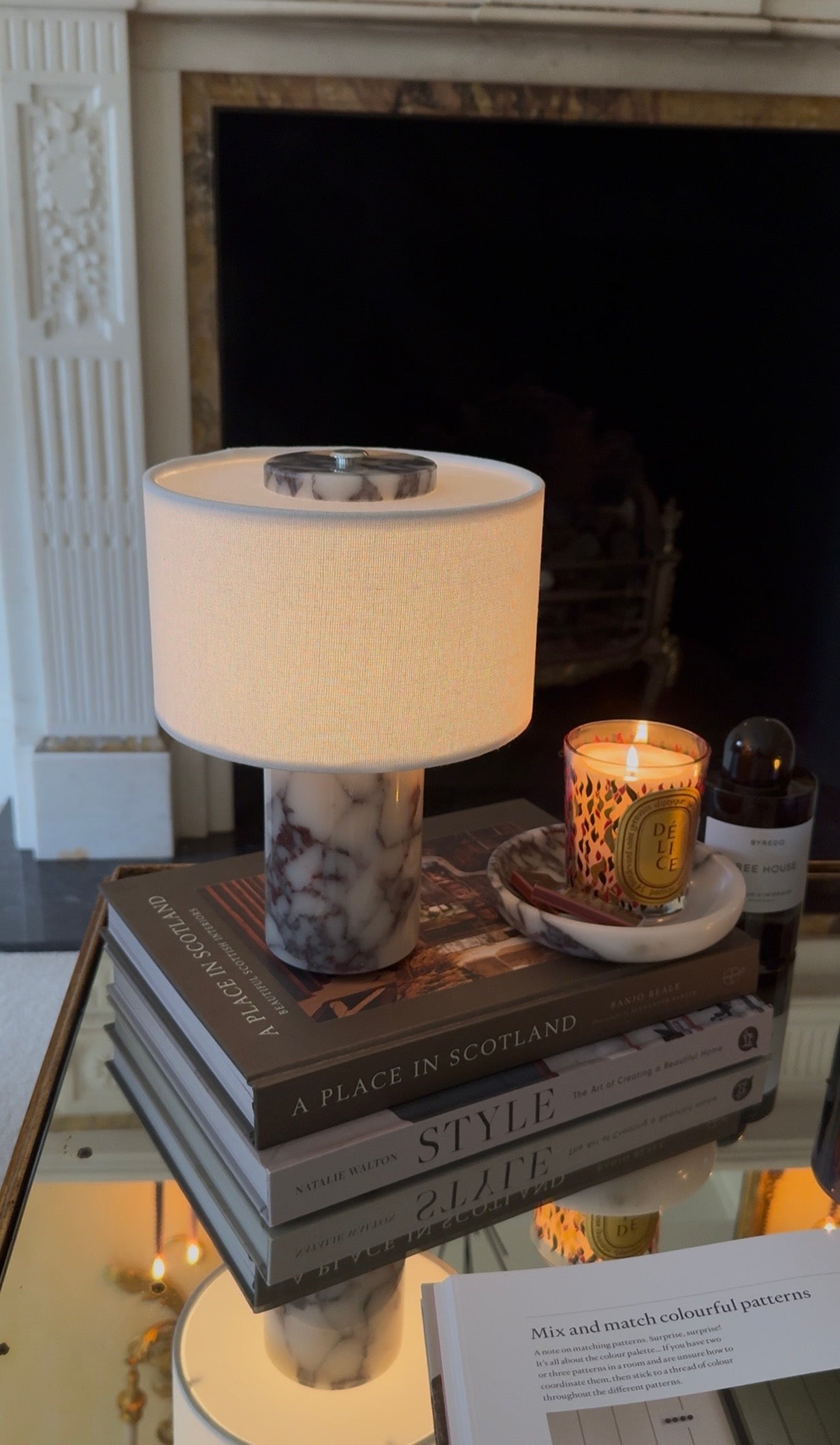 Calacatta Portable Lamp