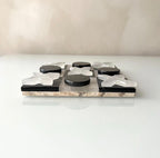 Marble & Onyx Tic Tac Toe