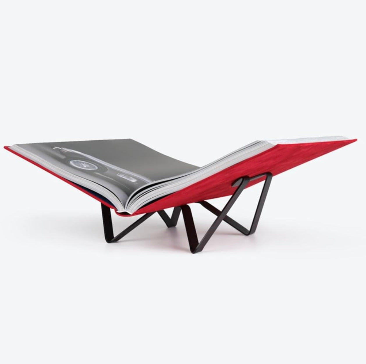 Black Steel Book Stand