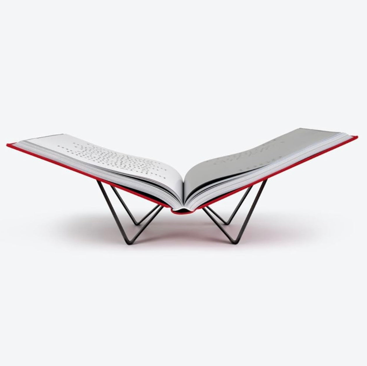 Black Steel Book Stand