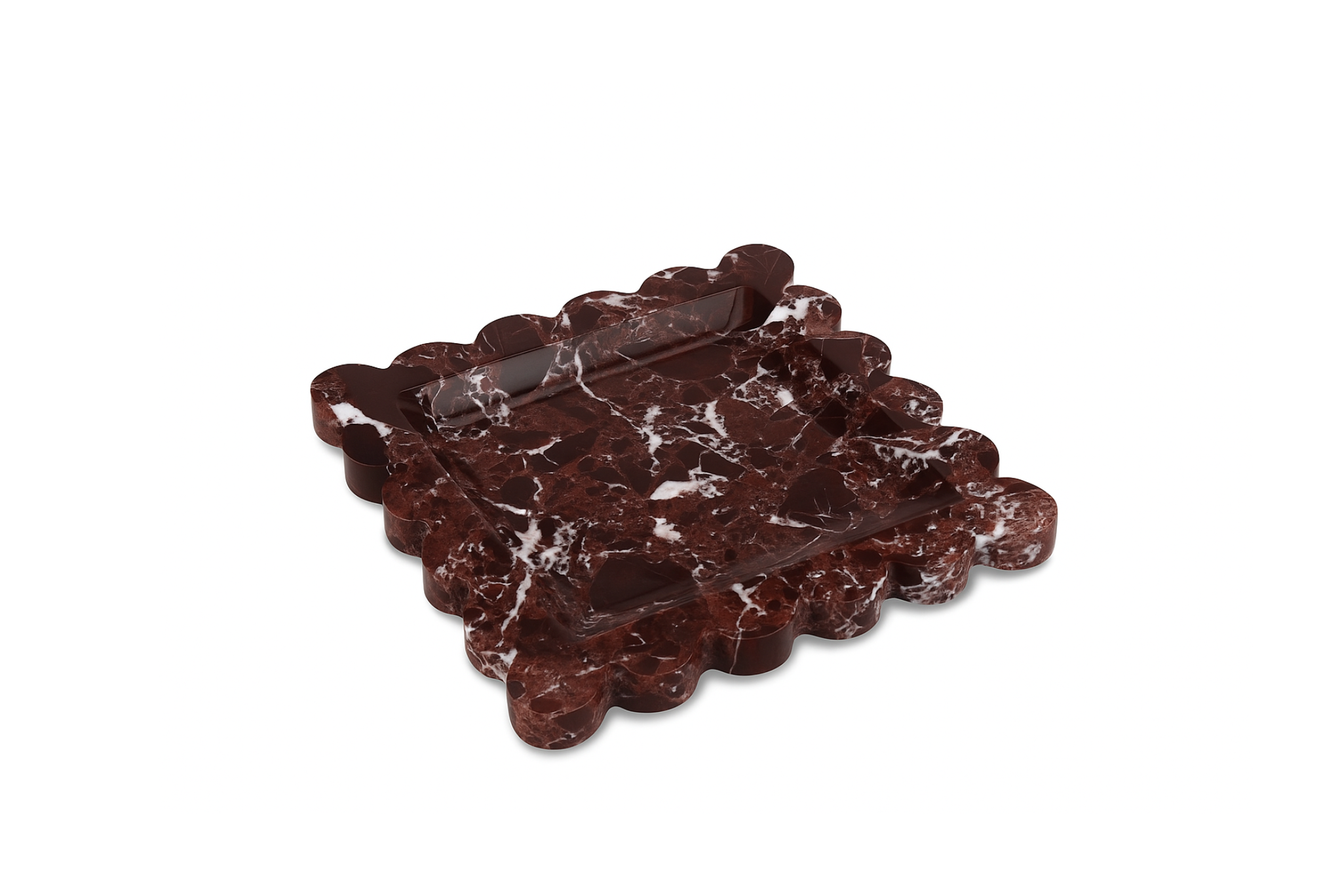 Rosso Marble Tray